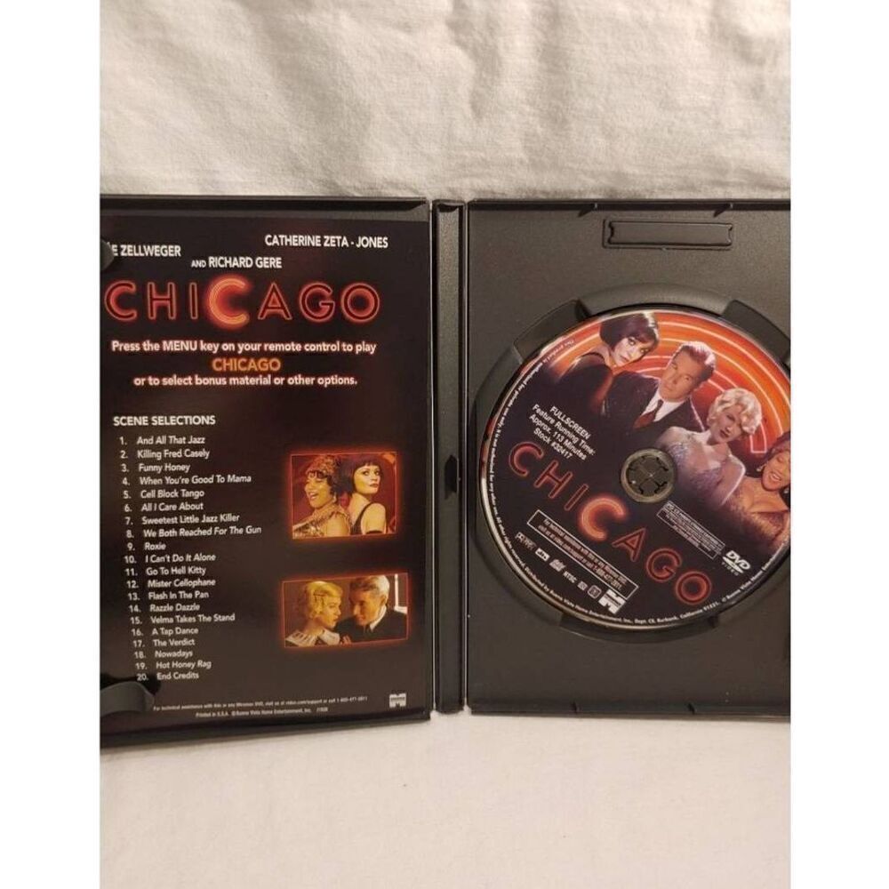 Chicago (DVD, Full Screen, 2003) - Picture 2 of 3